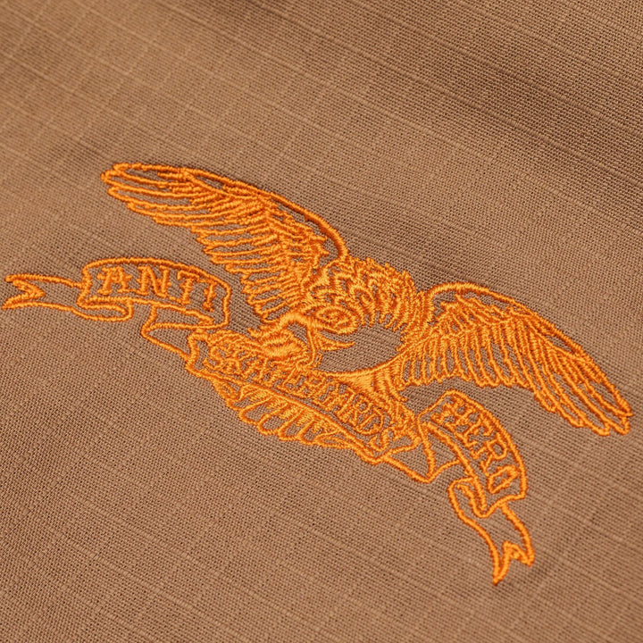 Anti Hero Basic Eagle Ripstop Jacket Brown/Orange