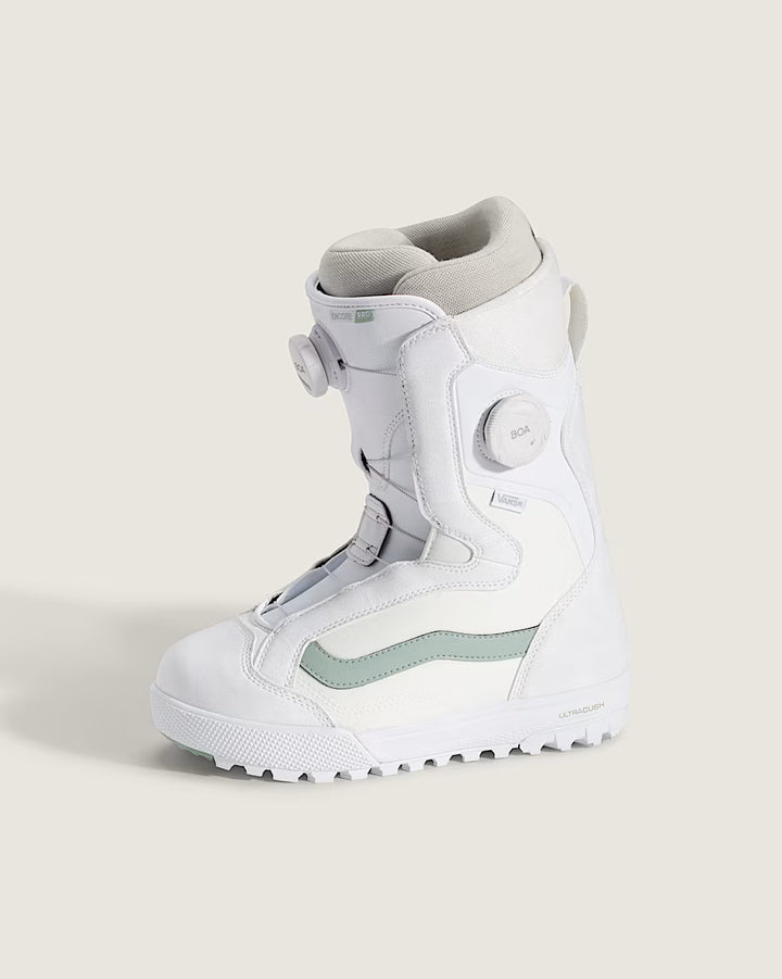 Vans Encore Pro Snowboard Boots White/Olive Grey