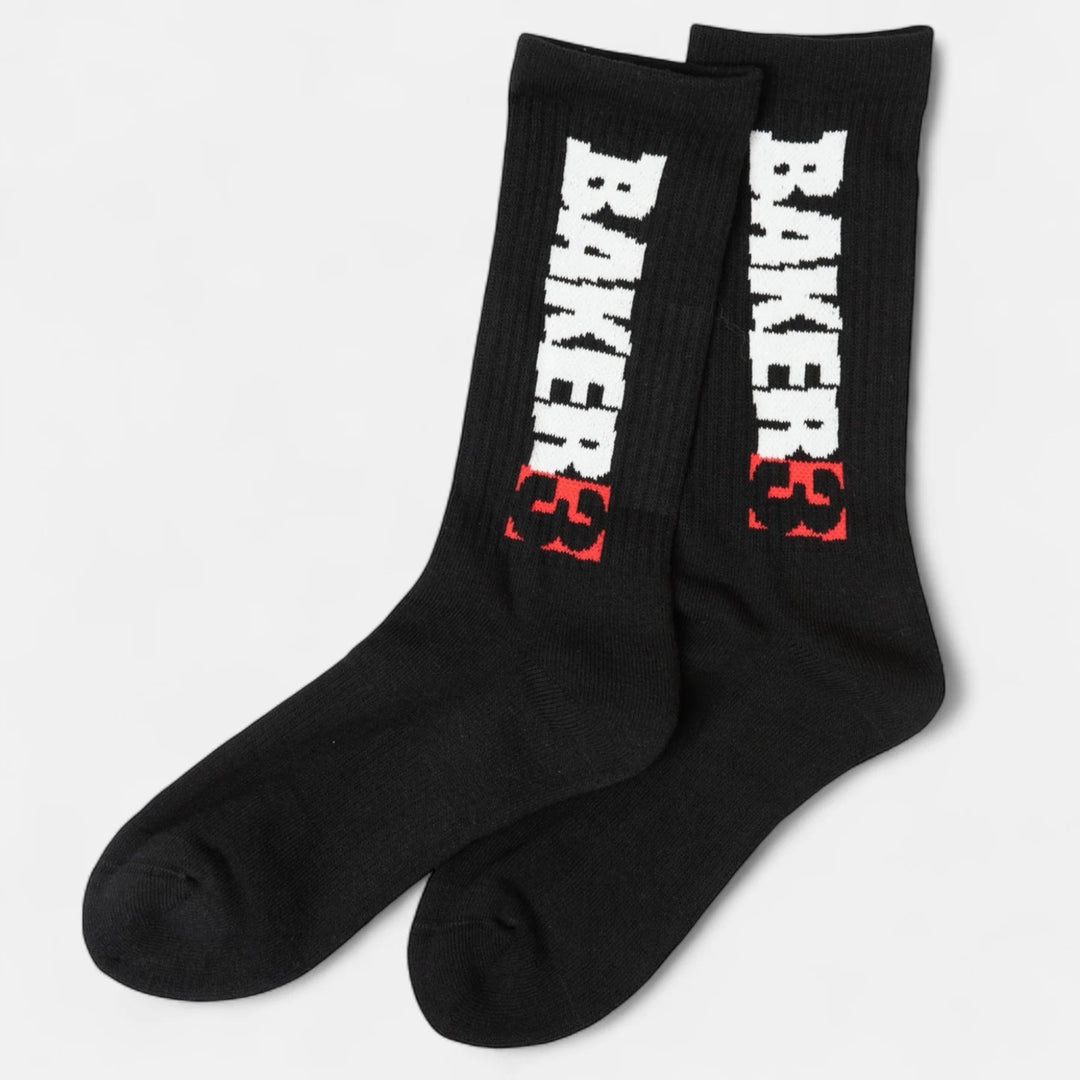 Baker 3 Black Sock