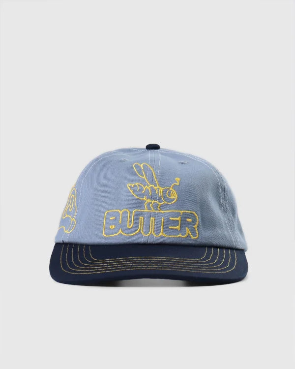 Butter Goods Critter 6 Panel Cap Sky/Navy