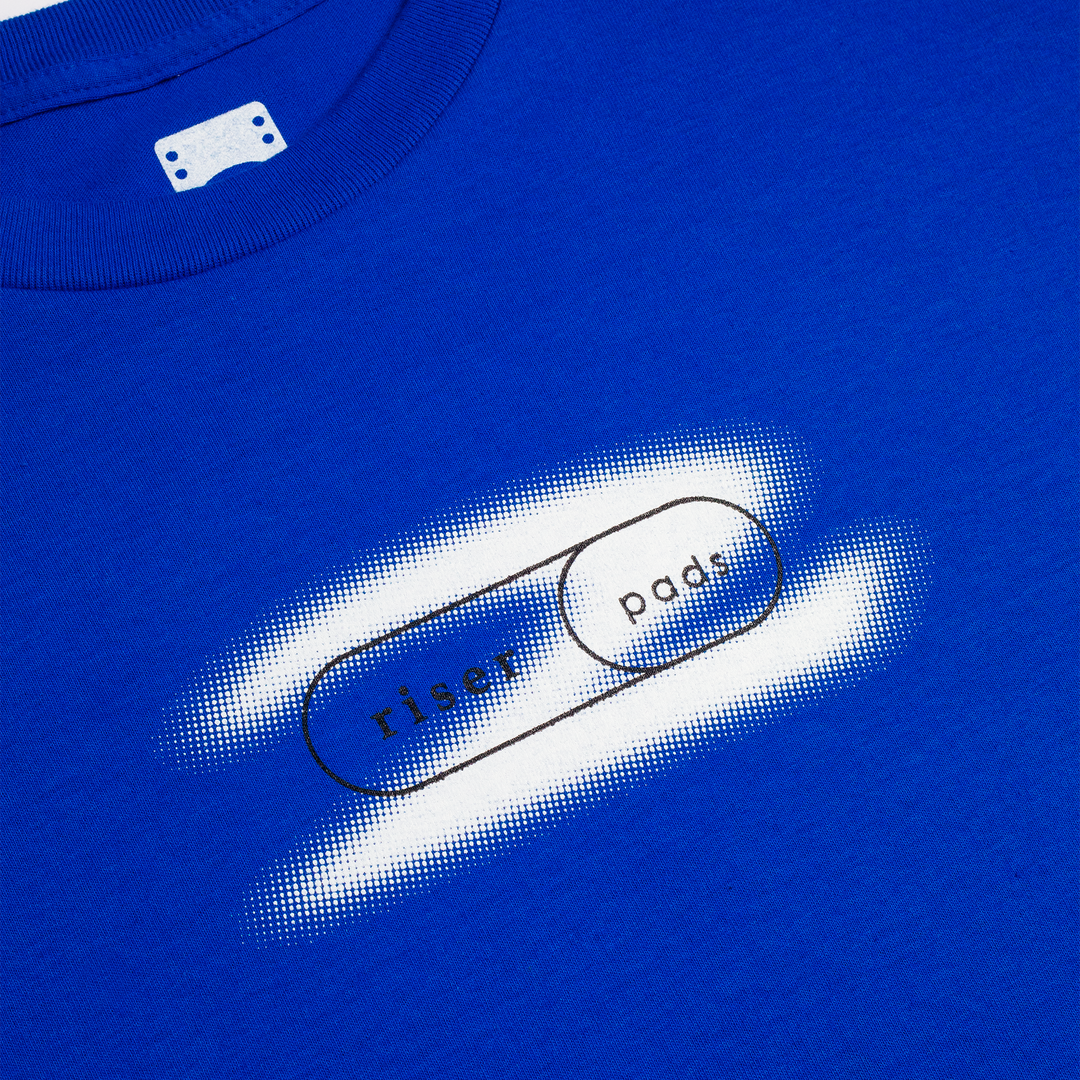 2 Riser Pads Band Tee Royal Blue