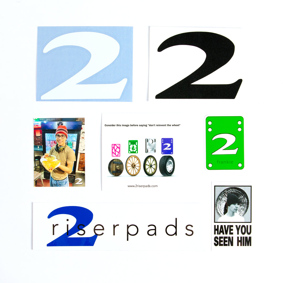 2 Riser Pads Sticker Pack (7 Count)