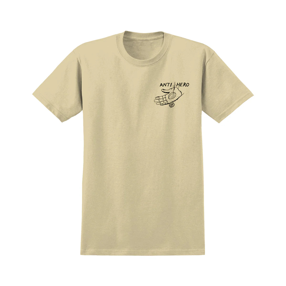 Anti-Hero Expressions Hand T-Shirt Cream – Eastern Boarder