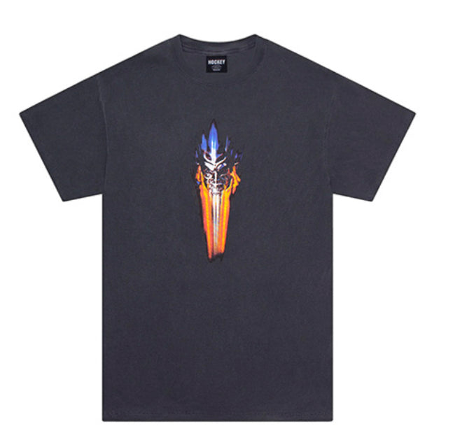 Hockey Metal Mask Tee Shirt | Charcoal