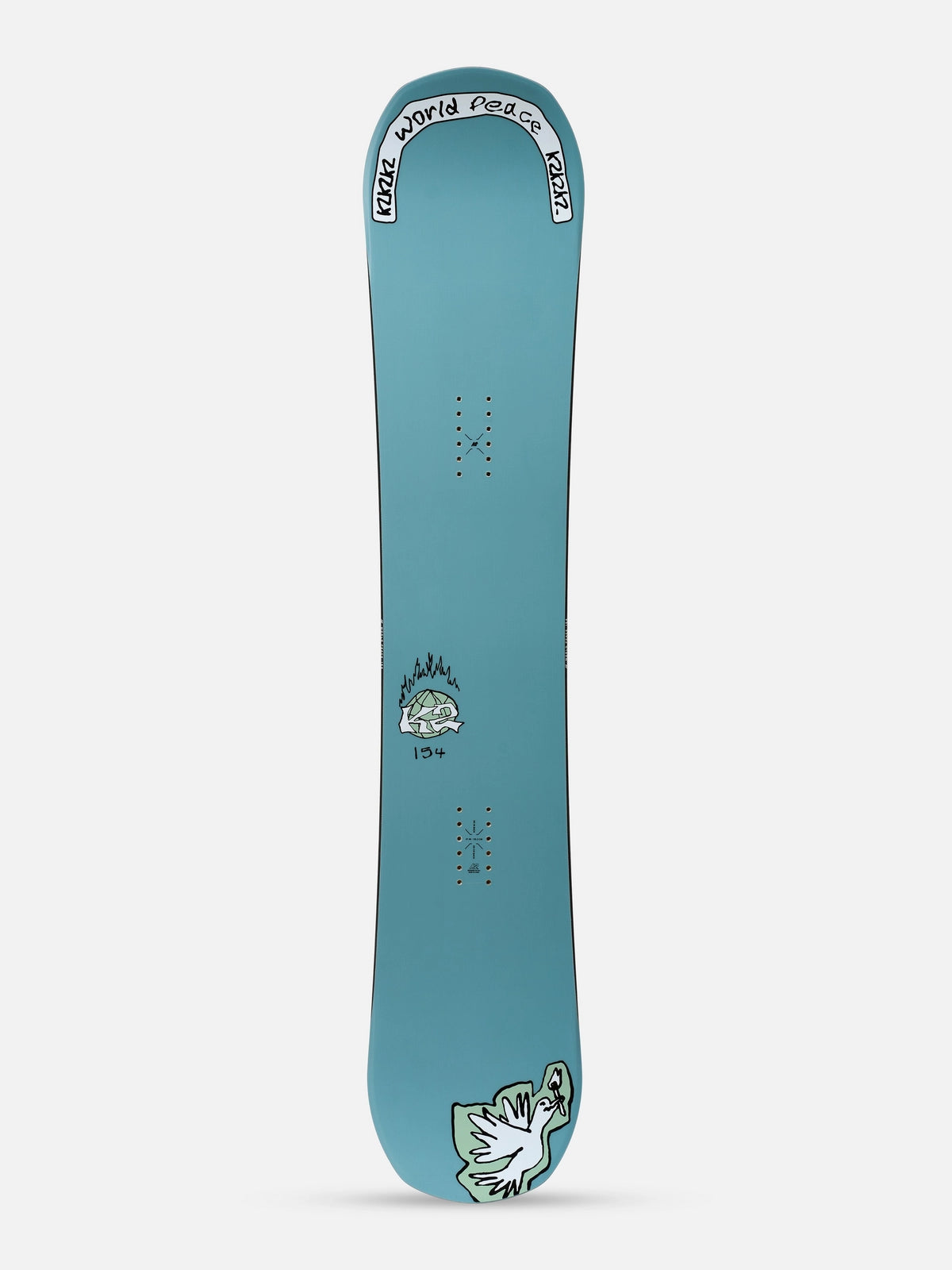K2 WORLD PEACE スノーボード154cm K2 World Peace Snowboard – Eastern Boarder