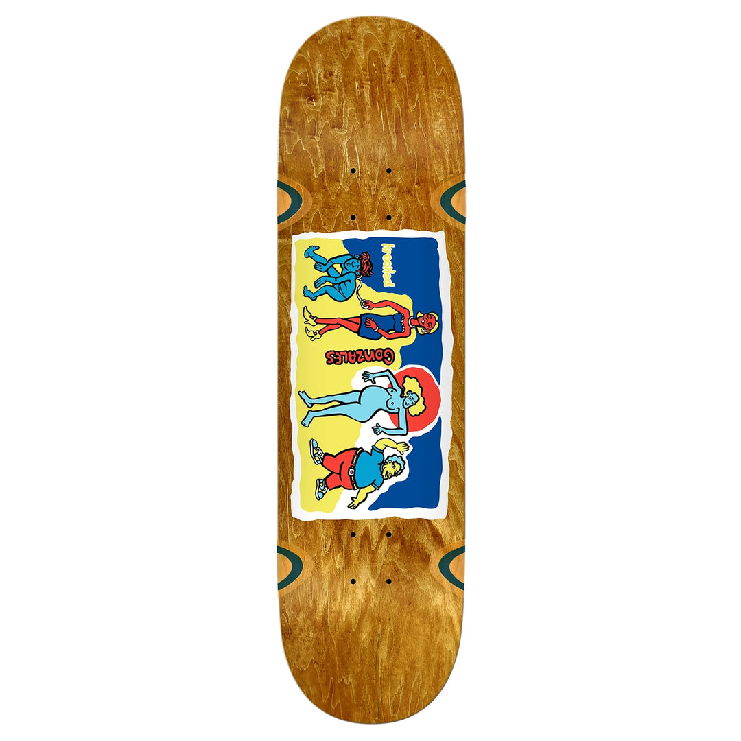 Krooked Gonz Family Affair Deck Light Brown 9.0"