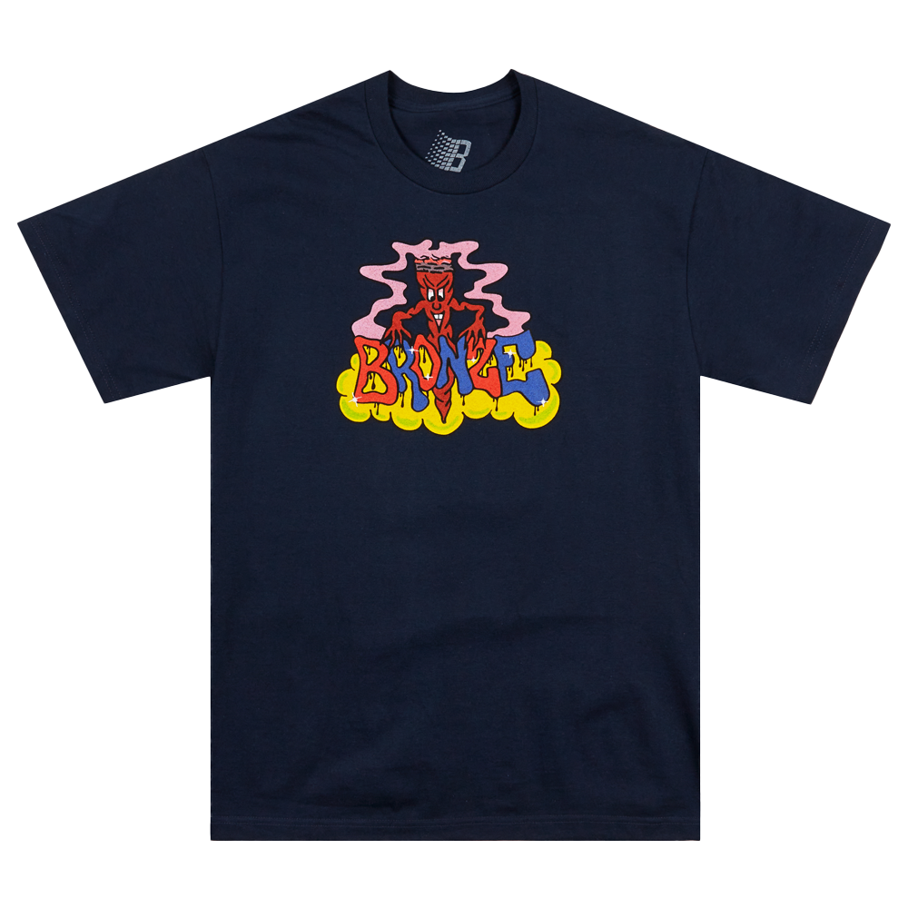 Bronze 56k Mr. Blunt Tee Navy – Eastern Boarder