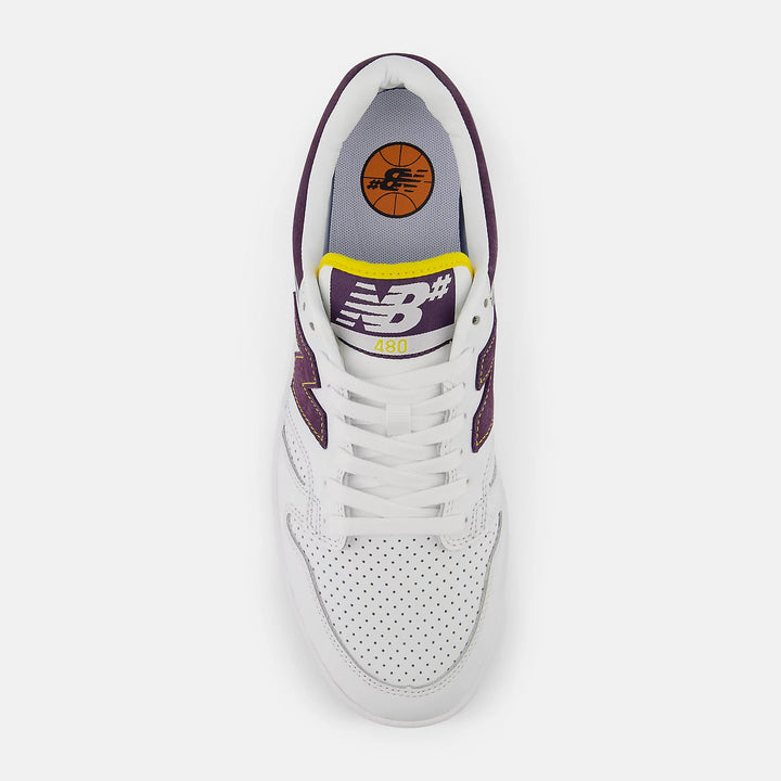 New Balance Numeric 480 PST White/Purple (Rivalry Pack)