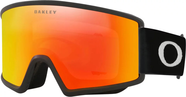 Oakley Target Line M Snow Goggles Fire Iridium Lenses/Matte Black Strap w/Bonus Lense
