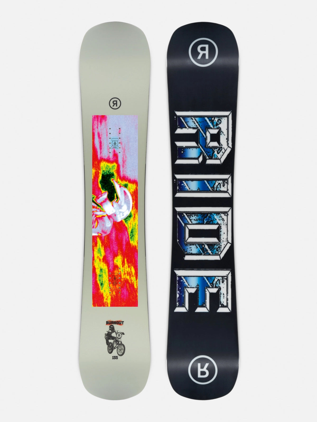 Ride boards スプラッター柄 スノーボード Ride boards スプラッター柄 スノーボード Ride Snowboards