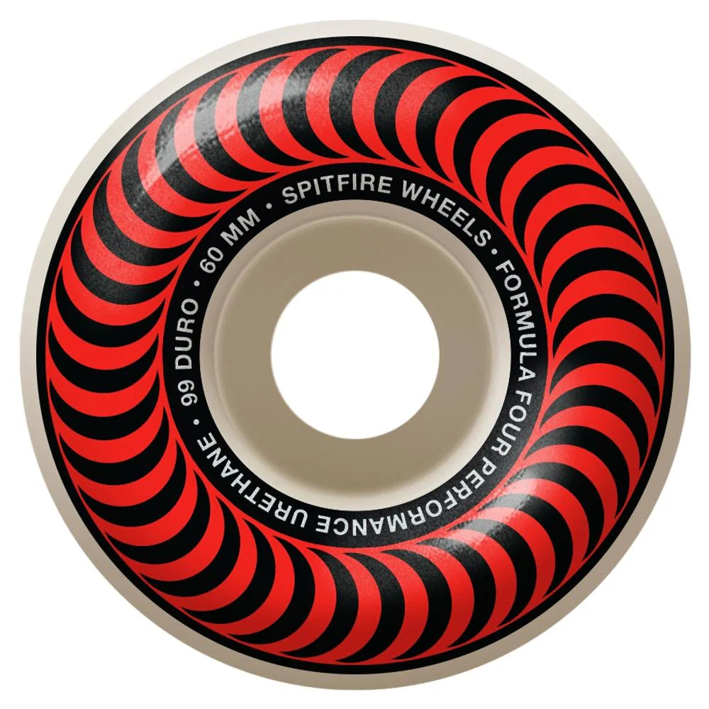 Spitfire F4 99A Classics Wheels (Red) 60mm – Eastern Boarder