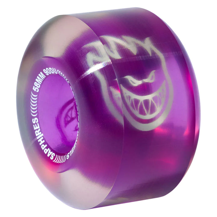 Spitfire Sapphires Wheels Clear/Purple 90d 58mm