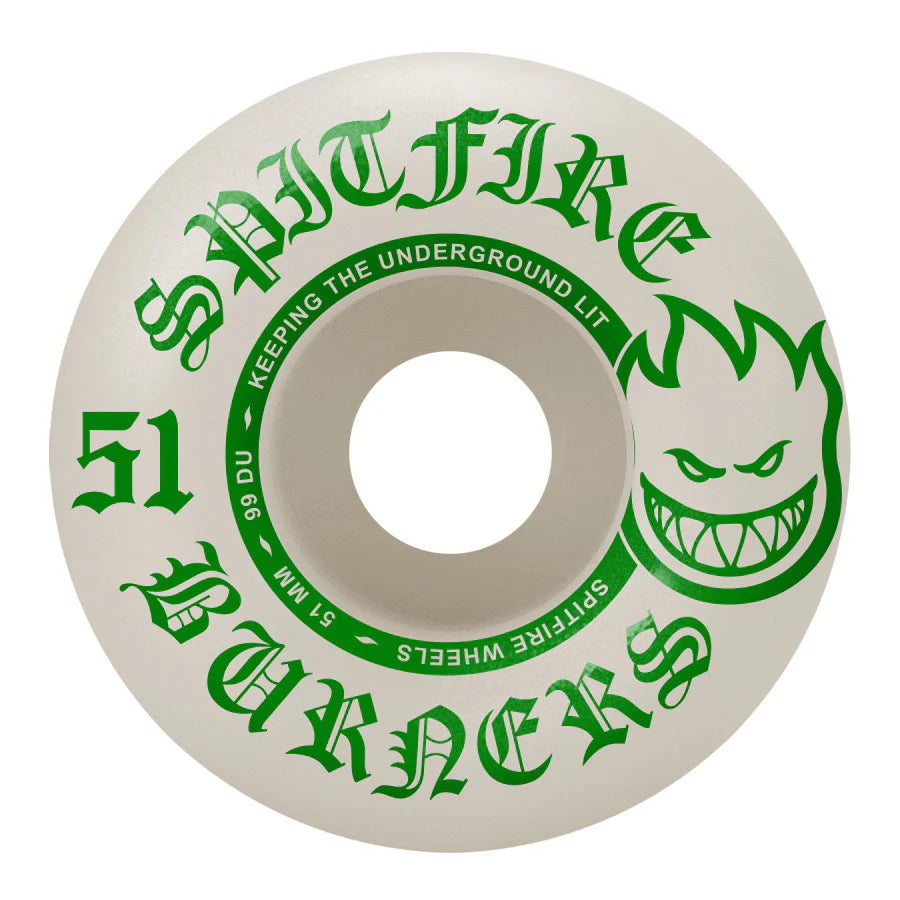 Spitfire Burner Wheels 99d 51mm – Eastern Boarder