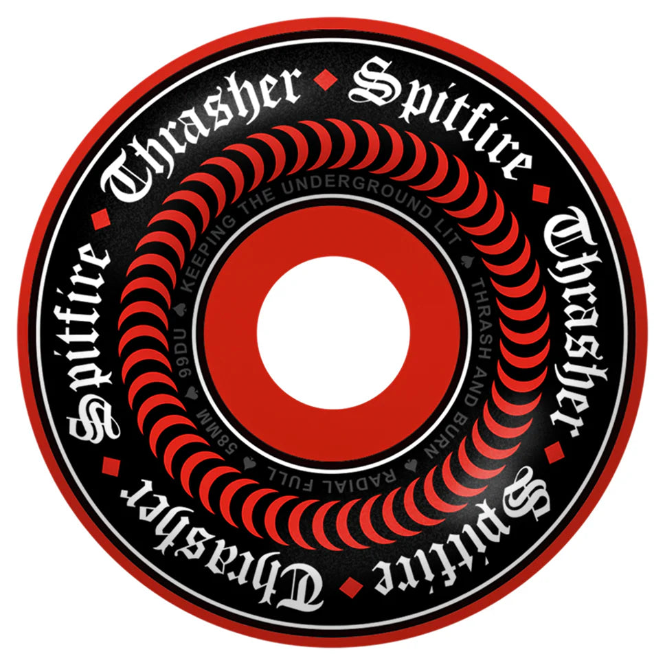 Spitfire F4 Thrasher Oath Wheels 99a 58mm