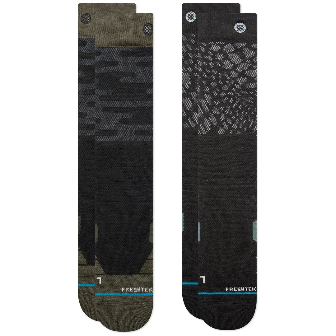 Stance Black Diamond (2 Pack) Snow Sock Black