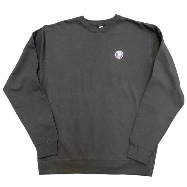 EasternBoarder 1 Skull Crewneck Sweatshirt | Black