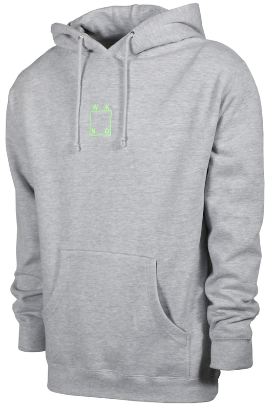 WKND Embroidered Logo Hoodie | Heather Grey