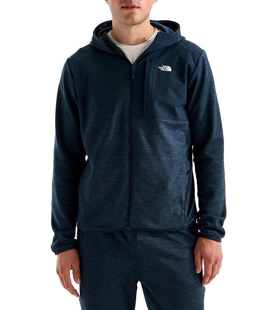 The North Face Men's Performance Fleece Full-Zip Hoodie Summit Navy/Dark Heather
