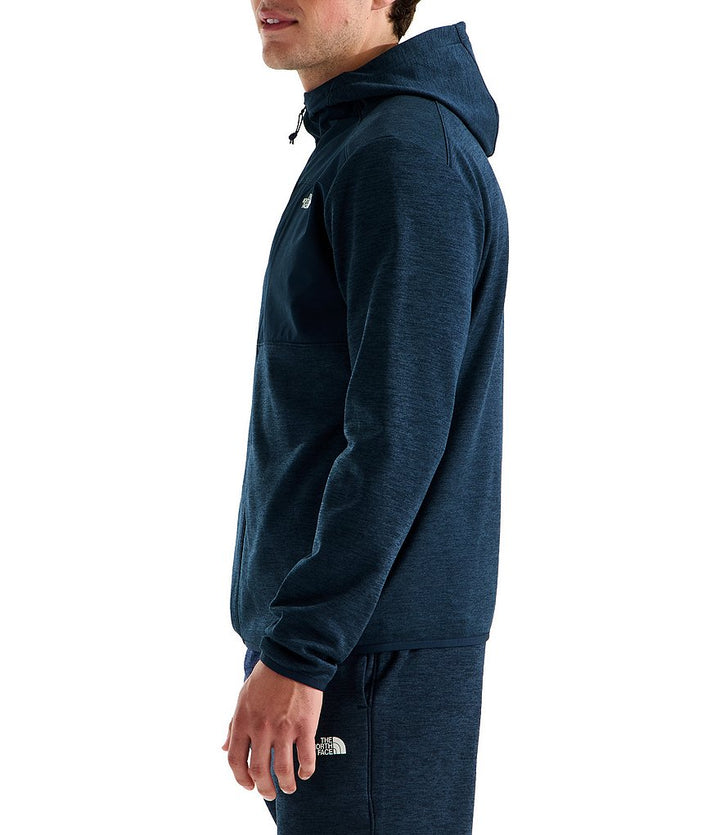 The North Face Men's Performance Fleece Full-Zip Hoodie Summit Navy/Dark Heather