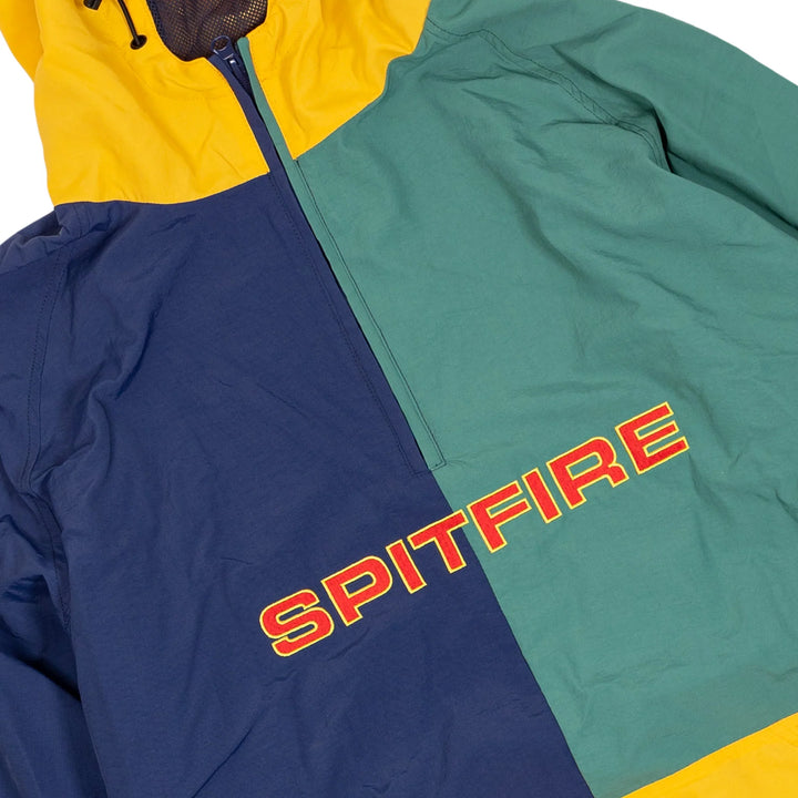 Spitfire Classic 87 Pop Over Jacket Navy/Green/Yellow