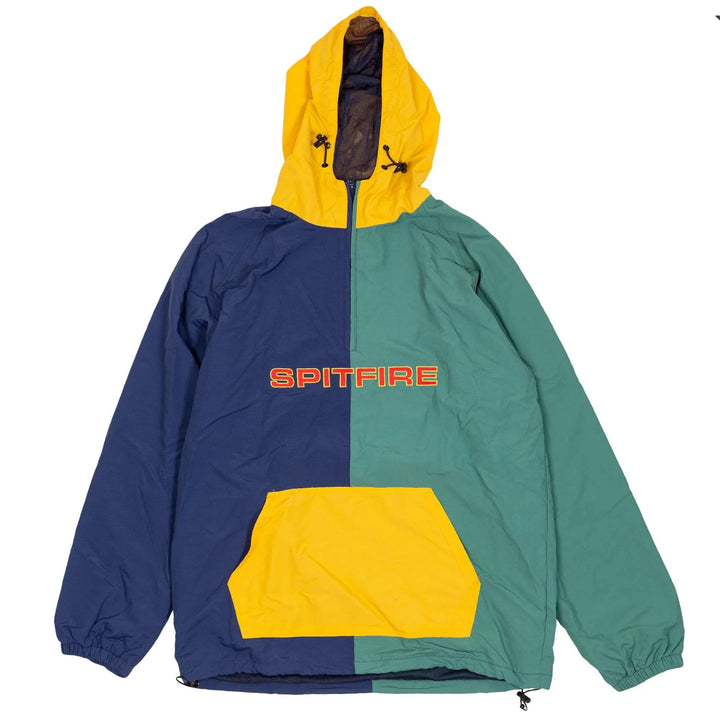 Spitfire Classic 87 Pop Over Jacket Navy/Green/Yellow