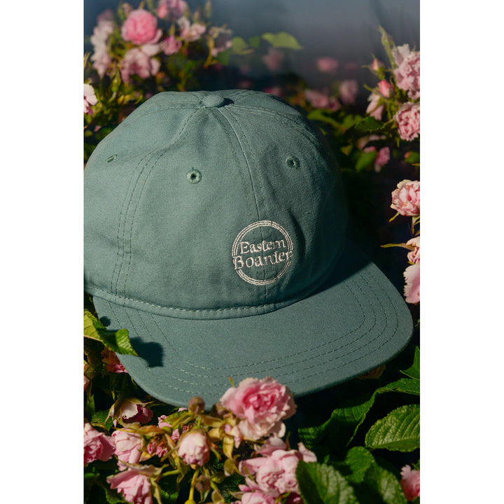 EasternBoarder Dot Logo Hat Washed Mineral Blue