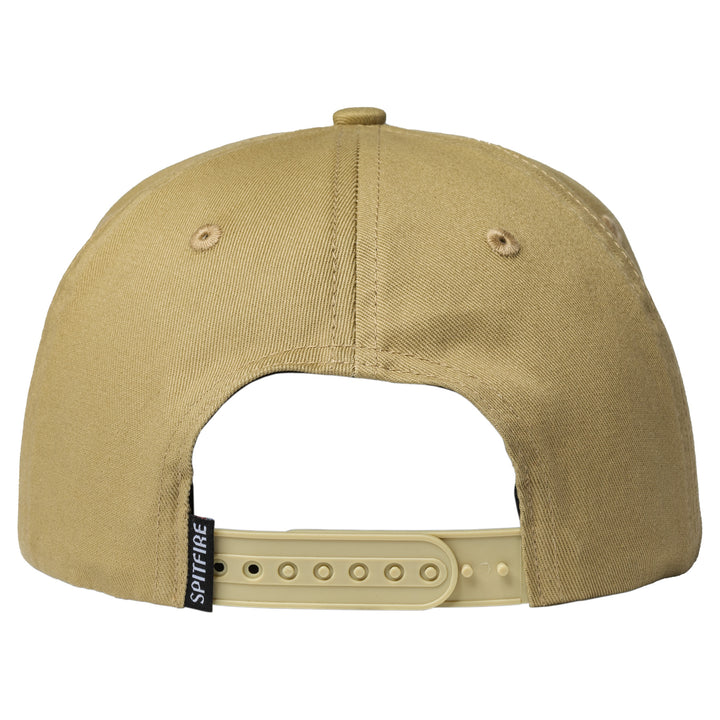 Spitfire Bighead Snapback Hat Tan/Red