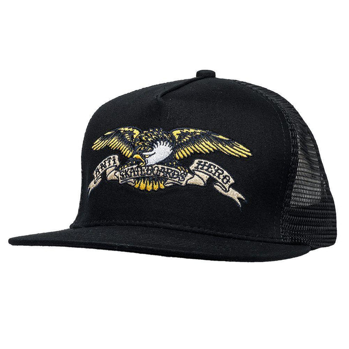 Anto-Hero Eagle EMB Trucker Hat - Black