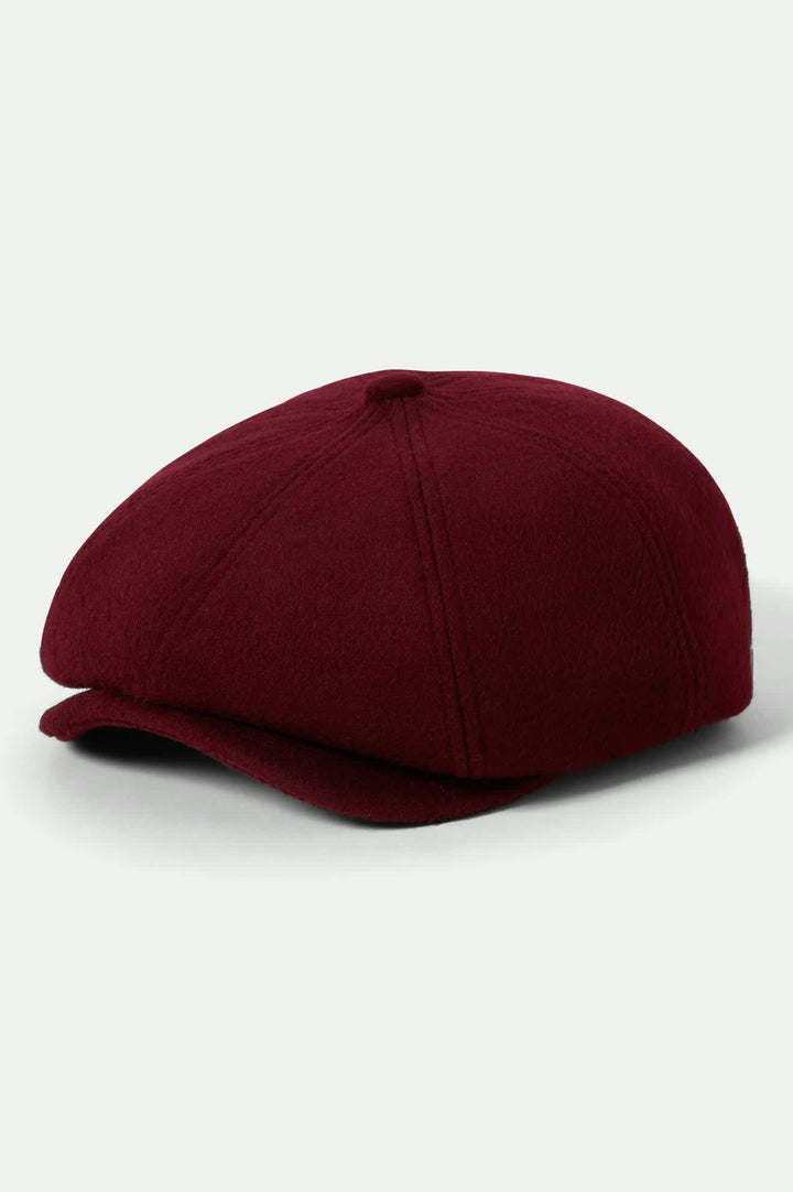 Brixton Brood Newsboy Cap Merlot