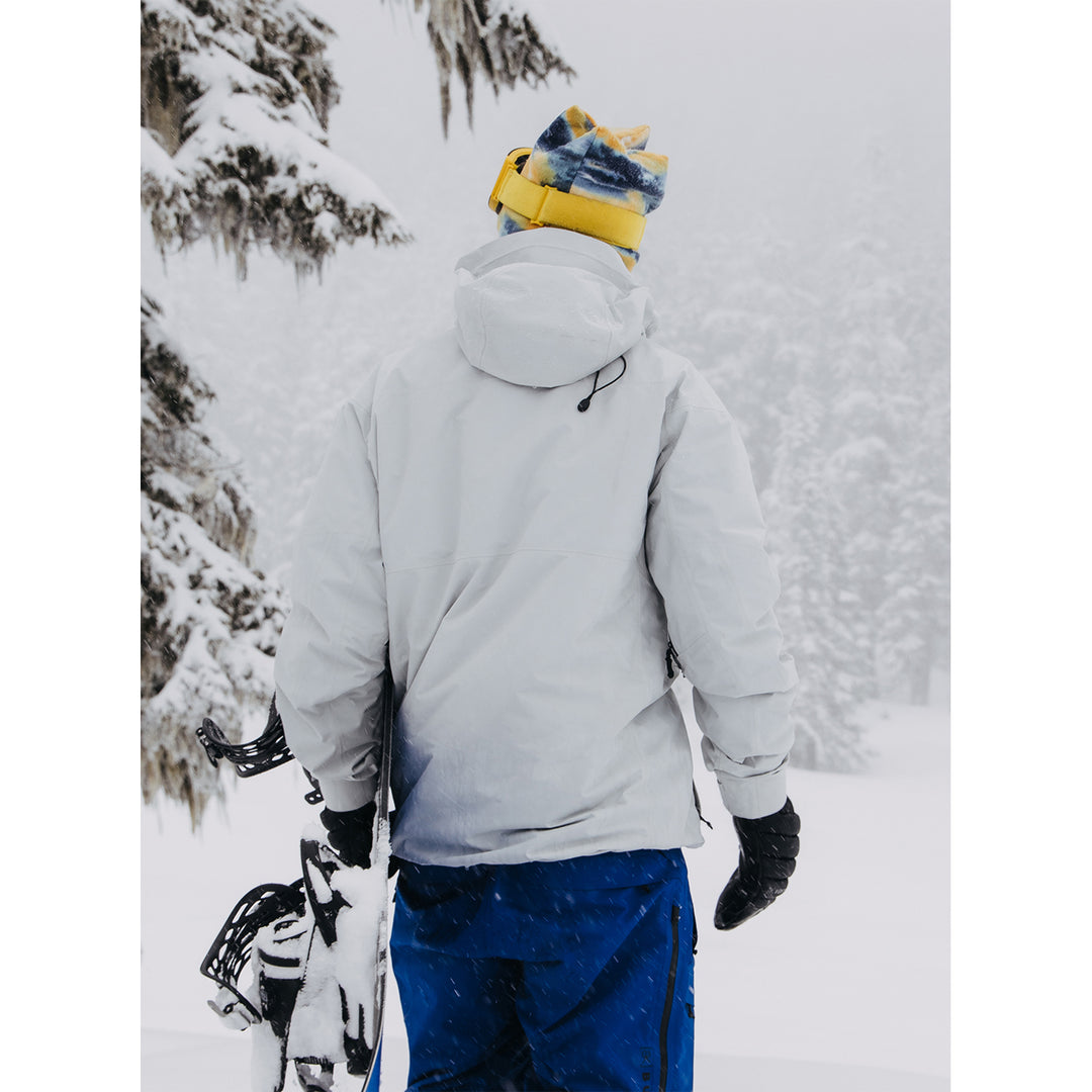 Burton AK Swash Gore-Tex 2L Jacket Gray Cloud