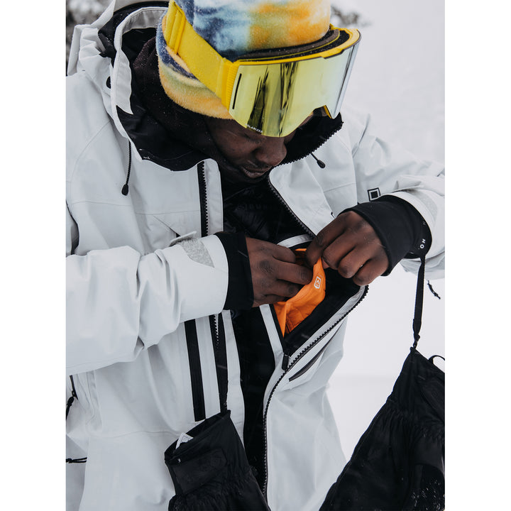Burton AK Swash Gore-Tex 2L Jacket Gray Cloud