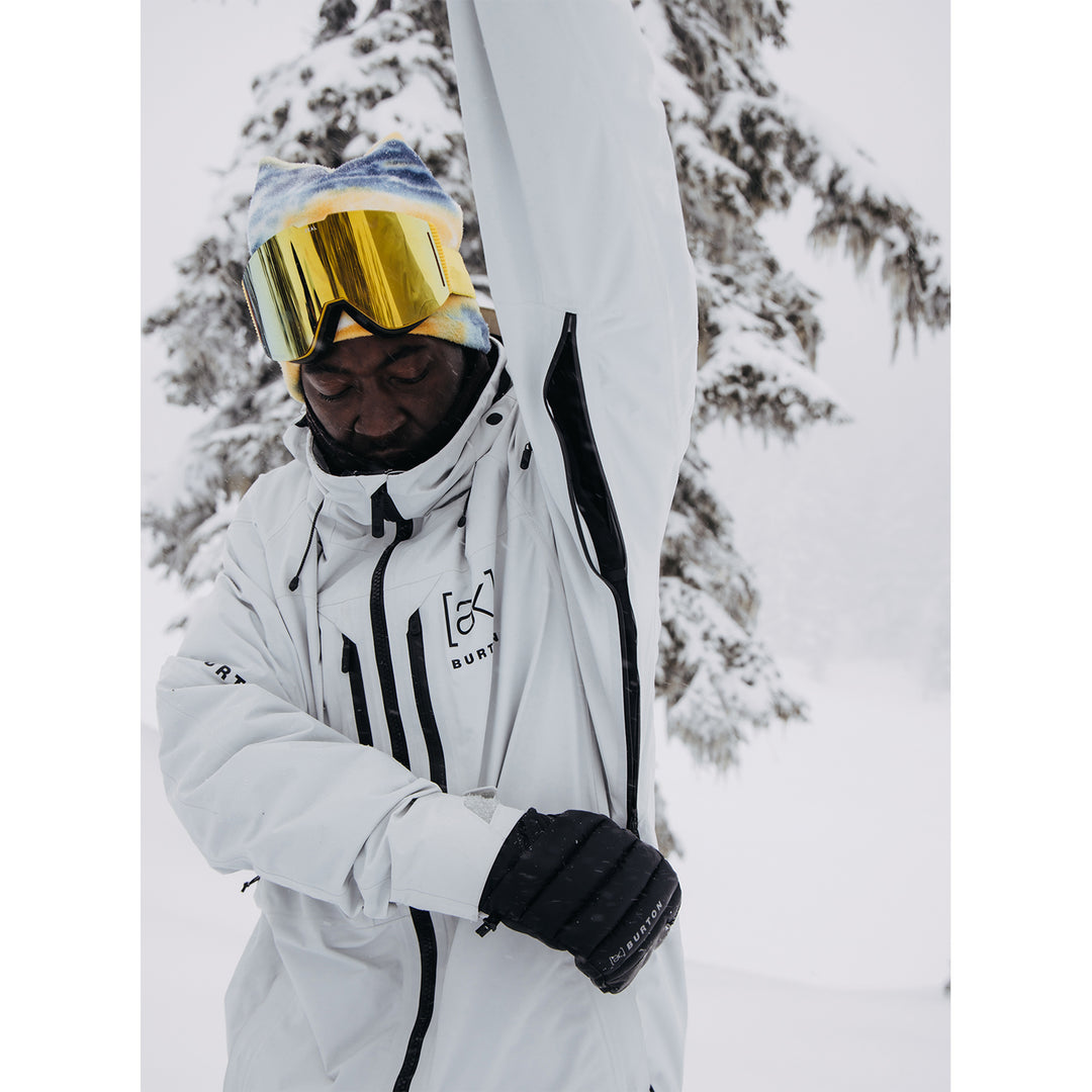 Burton AK Swash Gore-Tex 2L Jacket Gray Cloud
