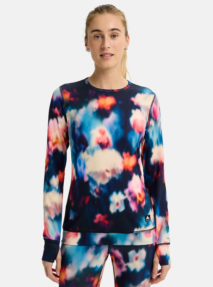 Burton Women's Midweight Crew - Floral Blur