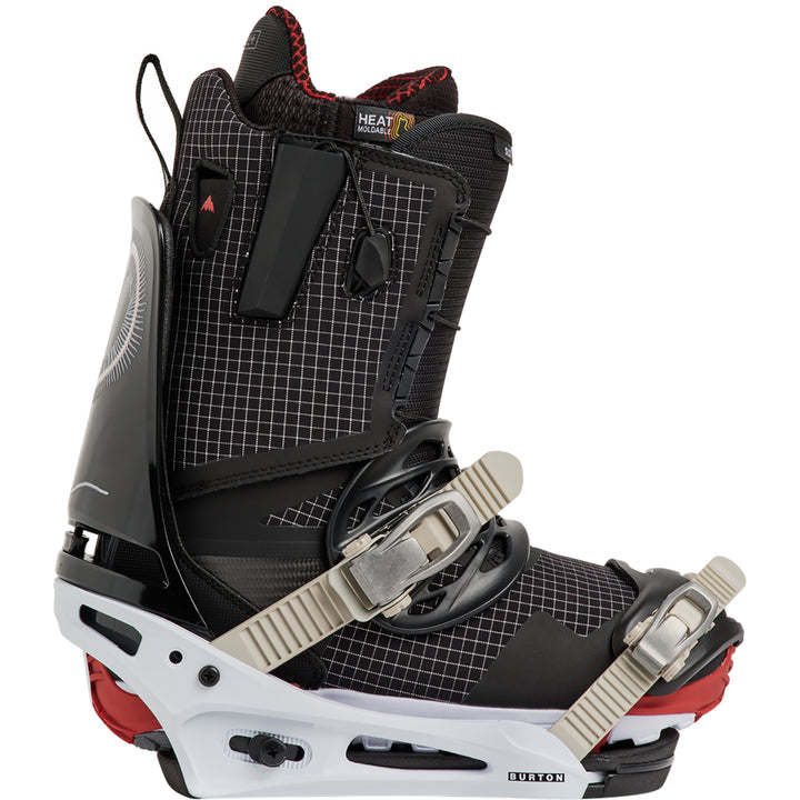 Burton Men's Cartel Snowboard Bindings Skeleton Snake