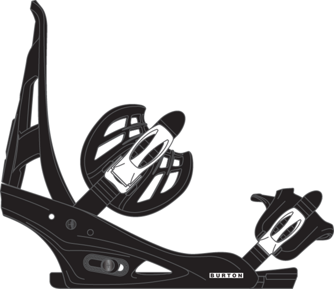 Burton Men's Freestyle Snowboard Bindings Black