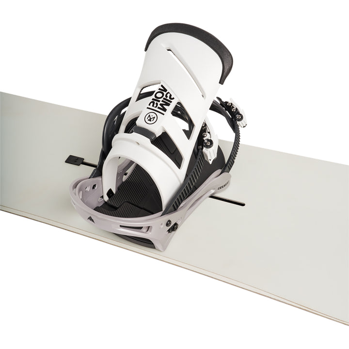 Burton Men's Mission Snowboard Bindings White/Silver