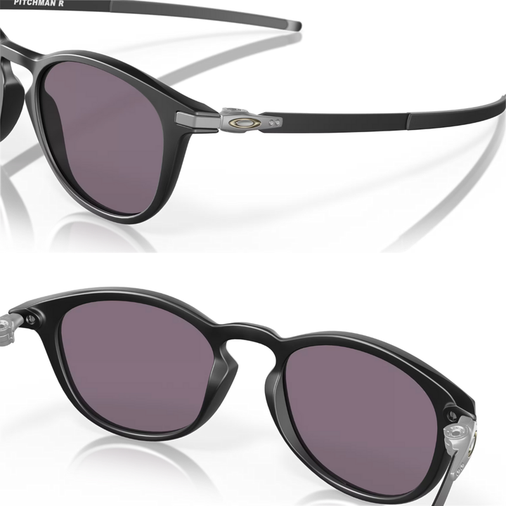 Oakley Pitchman R Sunglasses Satin Black (Prizm Grey)