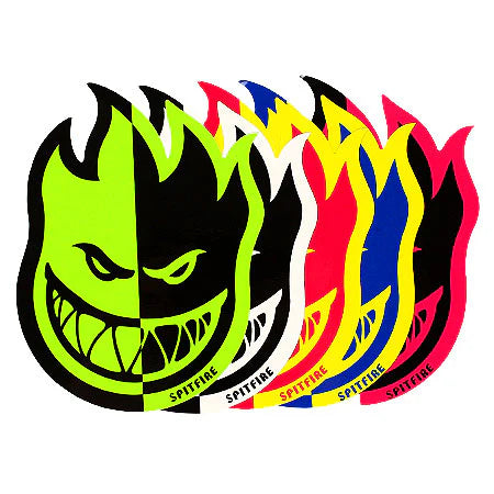 Spitfire Fireball Sticker - 2 Tone Fill (5 Pack)