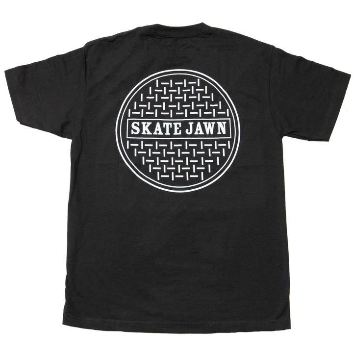 Skate Jawn Sewer Cap T-Shirt Black