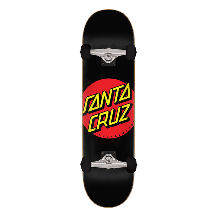 Santa Cruz Classic Dot Full Skateboard Complete 8.0" (Black)