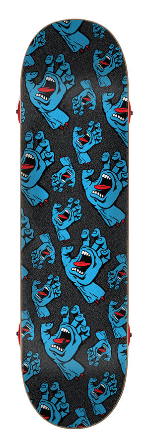 Santa Cruz Classic Dot Super Micro Skateboard Complete 7.25" (Blue)