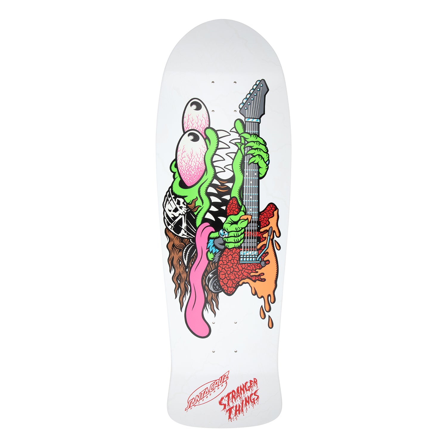 Santa Cruz Stranger Things Meek Slasher Eddie Reveal Deck 10.1