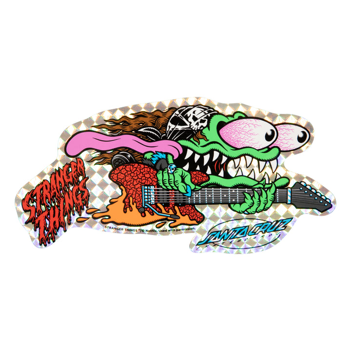 Santa Cruz Stranger Things Meek Slasher Eddie Reveal Deck 10.1" x 31.13"