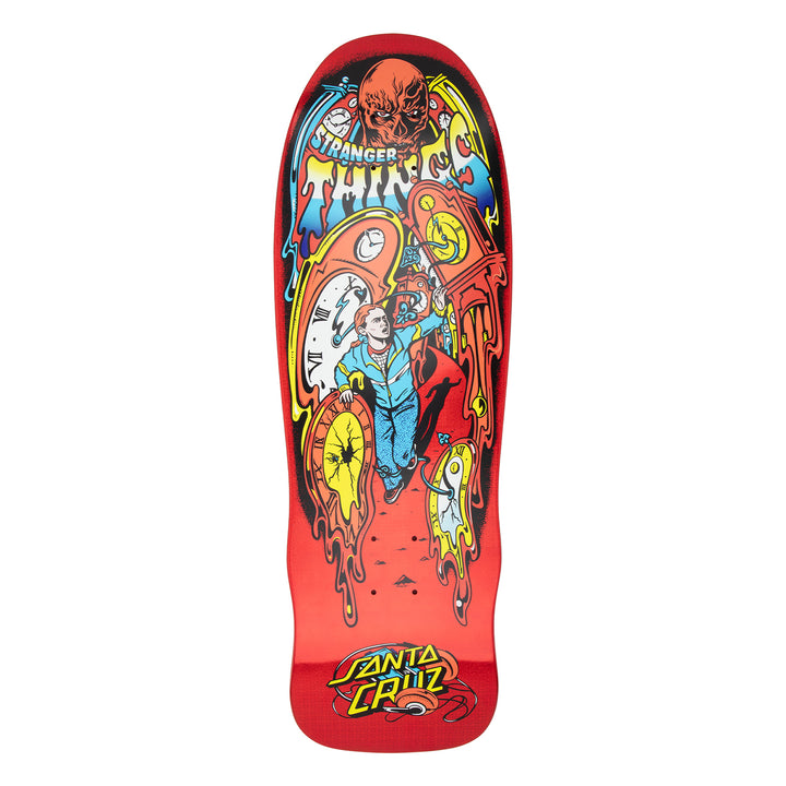 Santa Cruz Stranger Things Grabke Max Melting Clock Deck 9.7" x 29.4"