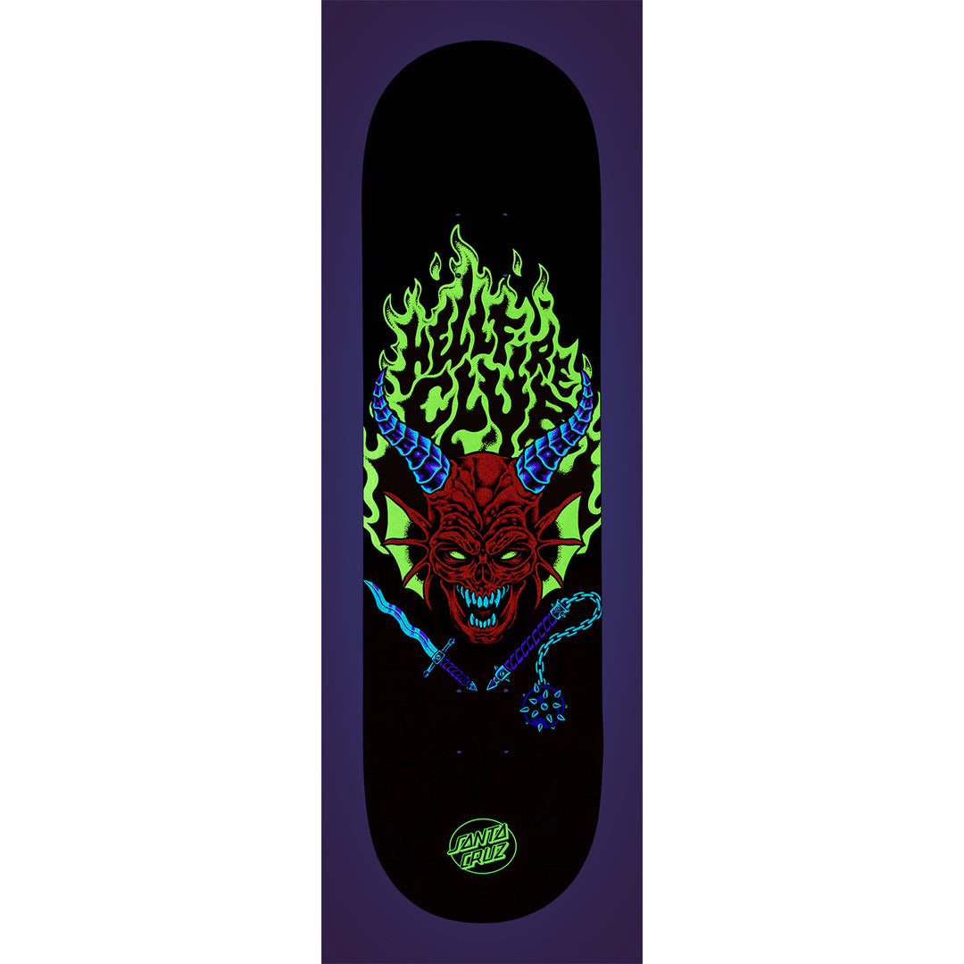 Santa Cruz Stranger Things Hellfire Club Deck 8.25" x 31.8"