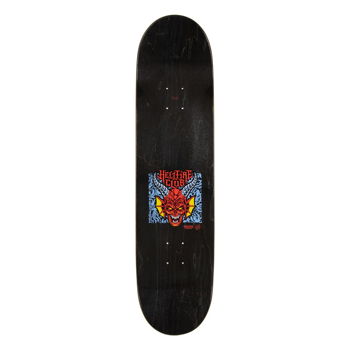 Santa Cruz Stranger Things Hellfire Club Deck 8.25" x 31.8"