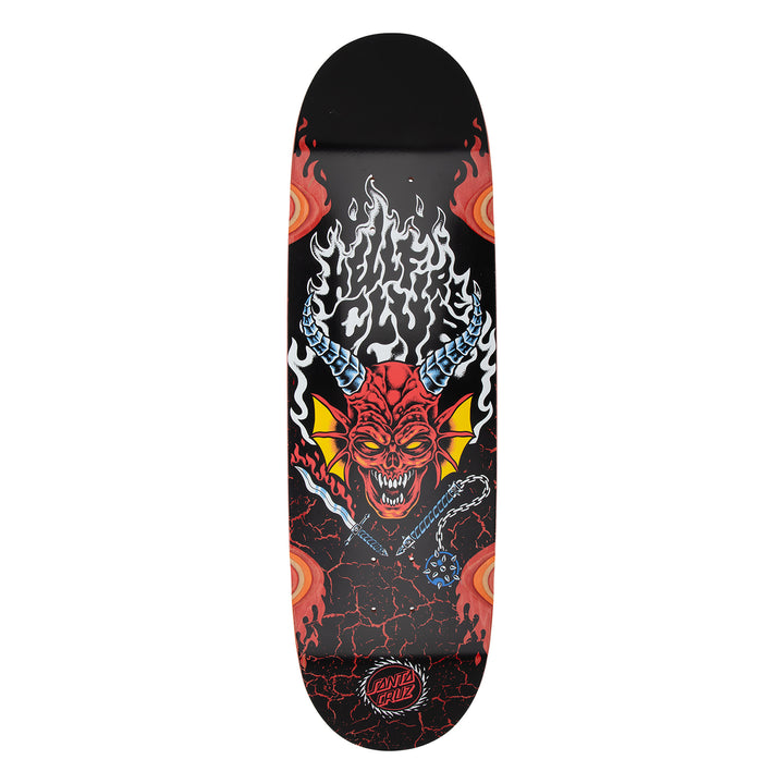 Santa Cruz Stranger Things Hellfire Club Flames Deck 9.00" x 32.00"