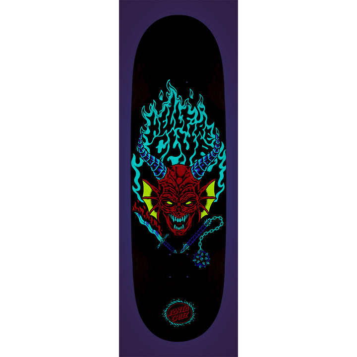 Santa Cruz Stranger Things Hellfire Club Flames Deck 9.00" x 32.00"
