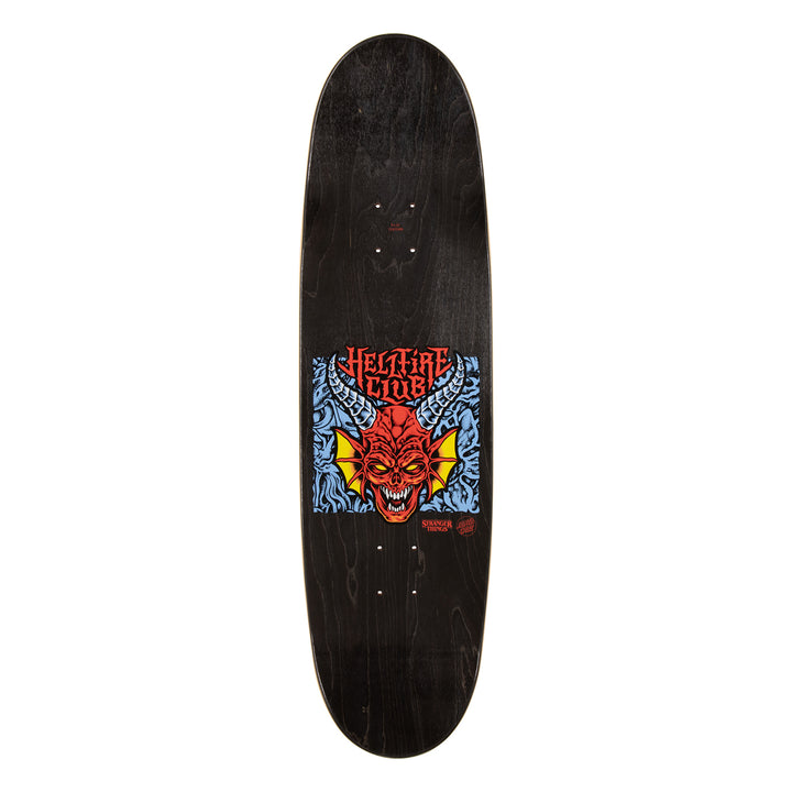 Santa Cruz Stranger Things Hellfire Club Flames Deck 9.00" x 32.00"