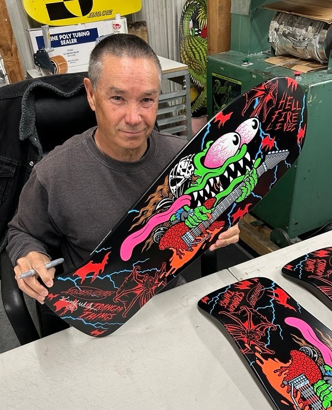 Santa Cruz Stranger Things Meek Slasher Eddie (Signed) Deck